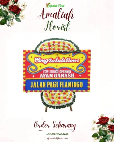 Bunga Papan Congratulation di Randuagung